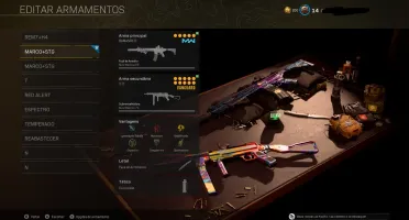 Conta warzone com Roze e todas camuflagens de armas salvas