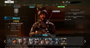 Conta warzone com Roze e todas camuflagens de armas salvas