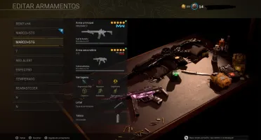Conta warzone com Roze e todas camuflagens de armas salvas