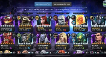 Conta Marvel Torneio de Campeões