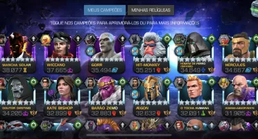 Conta Marvel Torneio de Campeões