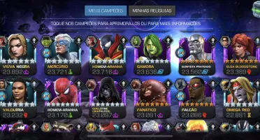 Conta Marvel Torneio de Campeões