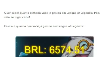 Conta Lol