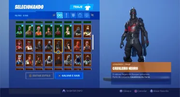 Conta Fortnite com PASSE 2+ (COMPLETOS) e outras skins raras