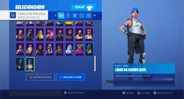 Conta Fortnite com PASSE 2+ (COMPLETOS) e outras skins raras