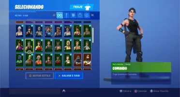 Conta Fortnite com PASSE 2+ (COMPLETOS) e outras skins raras