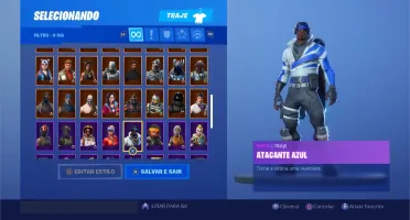 Conta Fortnite com PASSE 2+ (COMPLETOS) e outras skins raras