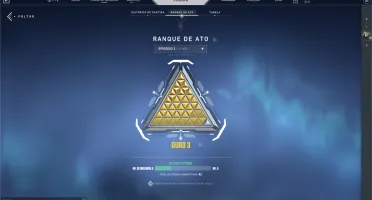 Conta valorant rank ouro 3 + 2 coleções + 1 passe de batalha