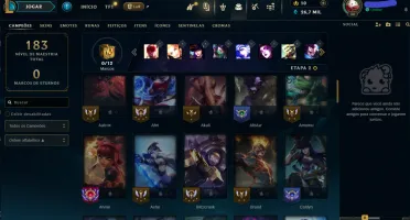 Conta Ferro De 2013 - 6 Skins - 61 Campeões