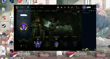 CONTA DIAMANTE 4 27 CHAMPS 2 SKINS MMR BOM
