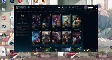 CONTA DIAMANTE 4 27 CHAMPS 2 SKINS MMR BOM