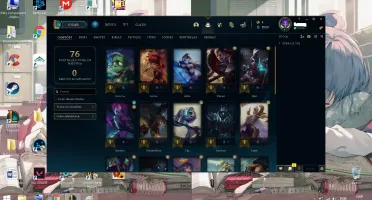 CONTA DIAMANTE 4 27 CHAMPS 2 SKINS MMR BOM