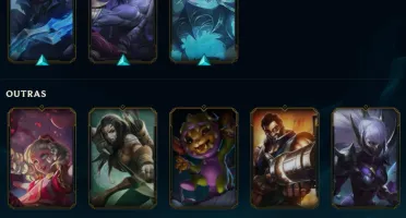 Conta LOL Elo prata com 34 skins