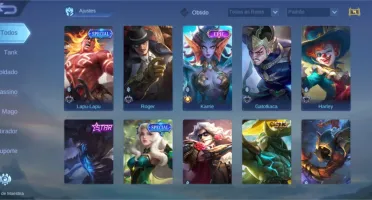 Mobile Legends: Bang Bang - Conta com 51 Heróis e 80 Skins