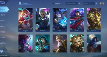 Mobile Legends: Bang Bang - Conta com 51 Heróis e 80 Skins