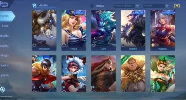 Mobile Legends: Bang Bang - Conta com 51 Heróis e 80 Skins