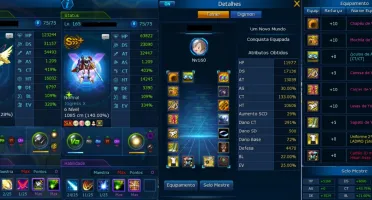 Conta End-Game LA-Omegamon com Rank U