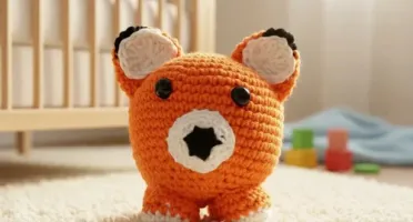 Raposa Bola Amigurumi Artesanal para Bebê