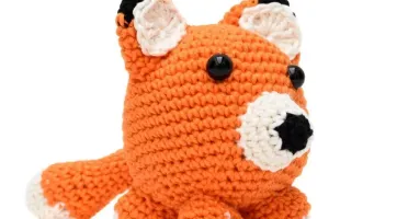 Raposa Bola Amigurumi Artesanal para Bebê