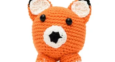 Raposa Bola Amigurumi Artesanal para Bebê