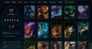 Prata 4 com 120 Champs e 60 Skins ( Mais de 150 Jogos )