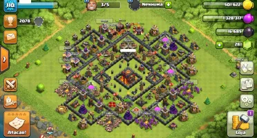 CLASH OF CLANS CV 10 LVL 110