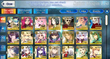 Conta FGO - Conta com 7 SSR e vários SR