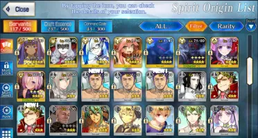 Conta FGO - Conta com 7 SSR e vários SR