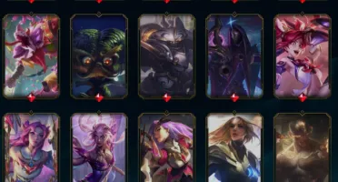 conta lol com 637 skins
