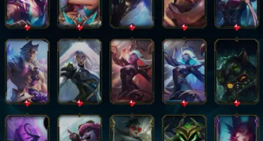 conta lol com 637 skins
