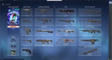 Conta Valorant Ouro 3 com skins - glitchpop, ion e butterfly