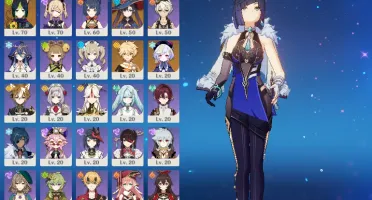 Conta AR 50 America - Nahida + Yae + Yelan + Tighnari + Mona