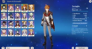 TARTAGLIA + XIAO + AQUA SIMULACRA + LANÇA DE JADE