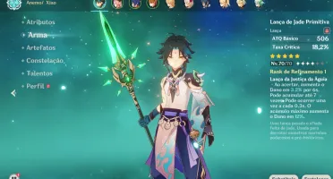 TARTAGLIA + XIAO + AQUA SIMULACRA + LANÇA DE JADE