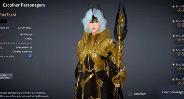Conta do Black Desert Mobile Arquimaga lev 71