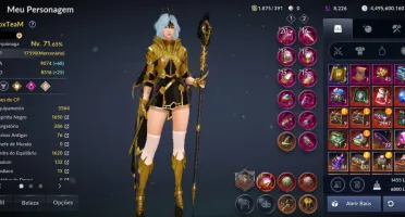 Conta do Black Desert Mobile Arquimaga lev 71