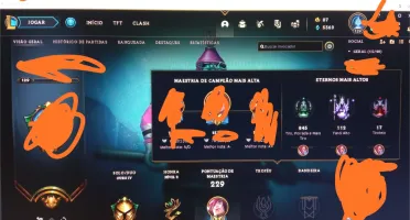 Conta valorant e league of legends