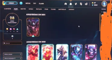 Conta valorant e league of legends