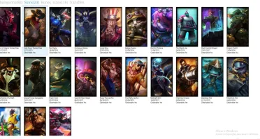 ELOSTAR: 92 CAMPEÕES - 23 SKINS - 04 PAGINAS DE RUNAS