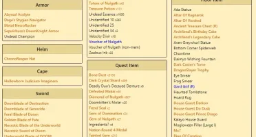 Conta Adventure Quest World(AQW)