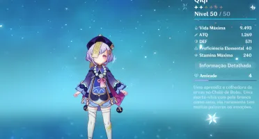 Conta Genshin AR 50+ com Hutao Yae miko Kazuha e Baizhu