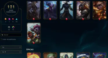 conta league diamond-s10 diamond-flex 121 skins