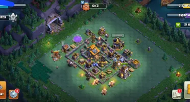 Clash of Clans CV 15 com mais de 21500 gemas