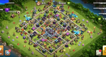Clash of Clans CV 15 com mais de 21500 gemas