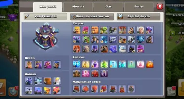Clash of Clans CV 15 com mais de 21500 gemas
