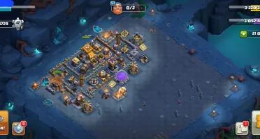 Clash of Clans CV 15 com mais de 21500 gemas