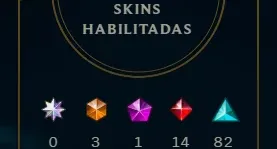 Conta de League of Legends com todos os campeões