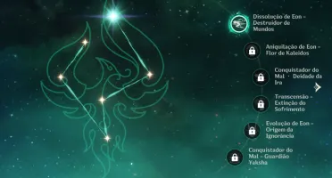 conta genshin AR 58 muitos personagens e armas 5*