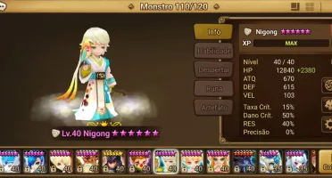 Conta Summoners War !! Lv 50 > Nat5