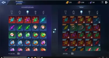 CONTA MIR4 - LVL 77 , 101PW, MAGA
